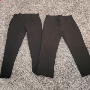 Lot of 2 pairs of ladies leggings size XS/S